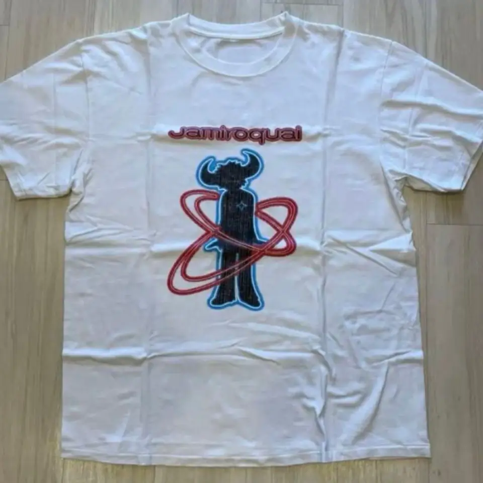 Jamiroquai 1997 Tour White T-Shirt Retro Jamiroqua Men Women