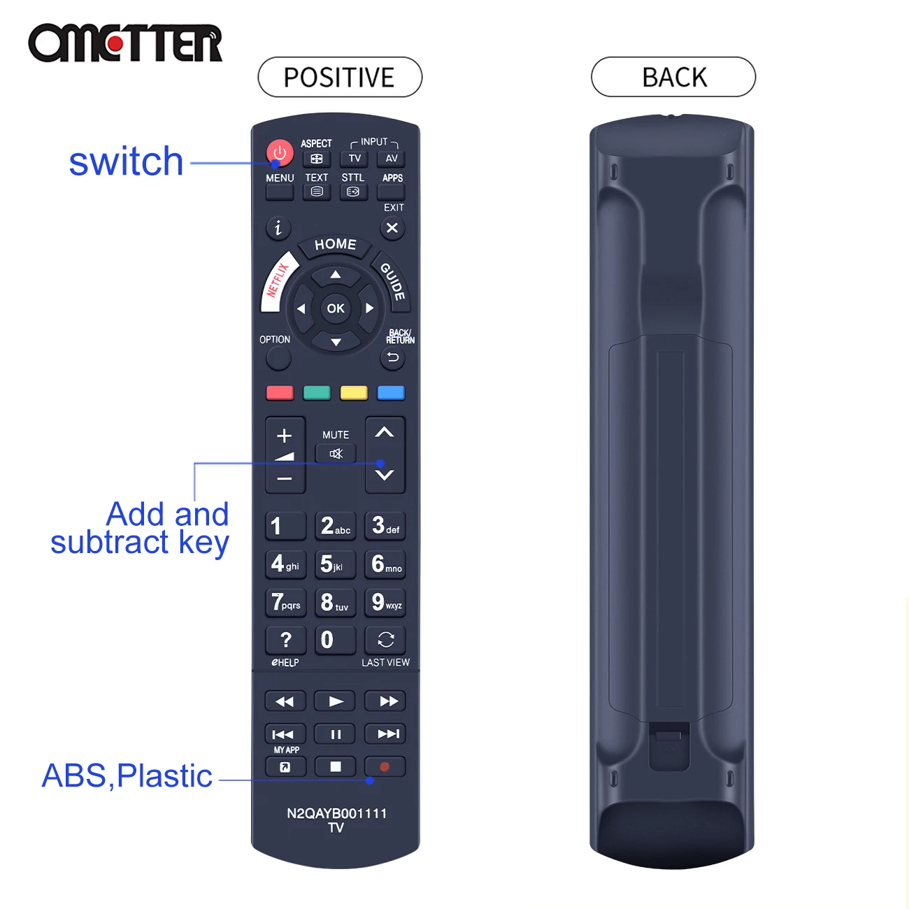 جديد N2QAYB001111 صالح لباناسونيك التلفزيون عن بعد التحكم TX-49EXW604 TX-55EX600B TX-55EX600E TX-55EX603
