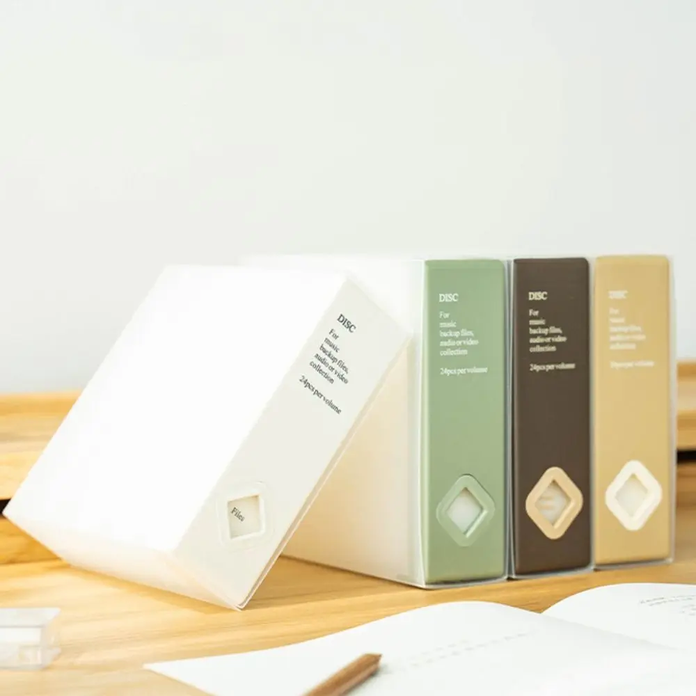 

Universal 24 CD Capacity CD Case DVD Wallet Collocation CD Storage Box DVD Organizer CD Sleeve CD Disc Package Game Album