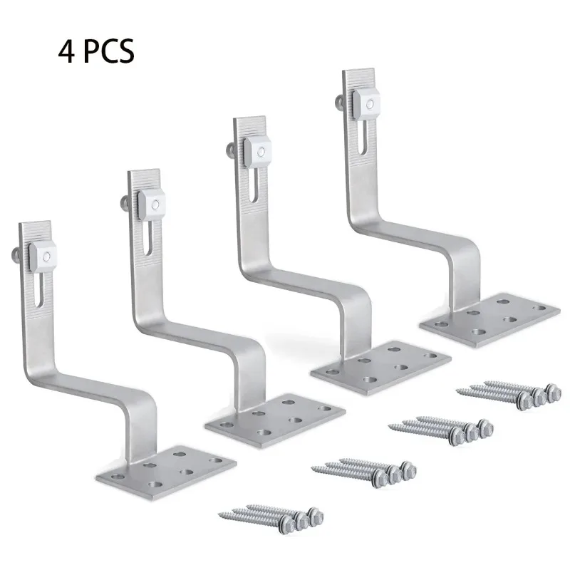 4pc Cross-border best-selling glazed tile roof assembly accessories, photovoltaic mounting kit for tin tile roofs