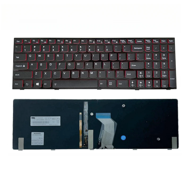 Replacement Backlit Laptop Keyboard US RU SP For Lenovo Y500 Y500N Y500NT Y510P Y590 Y590N Notebook PC