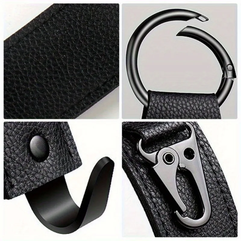 2 قطعة مقعد السيارة السنانير حامل المحفظة مقعد السيارة هوك حقيبة حامل مقعد السيارة شماعات مقعد السيارة الخلفي السنانير محفظة السيارة هوك