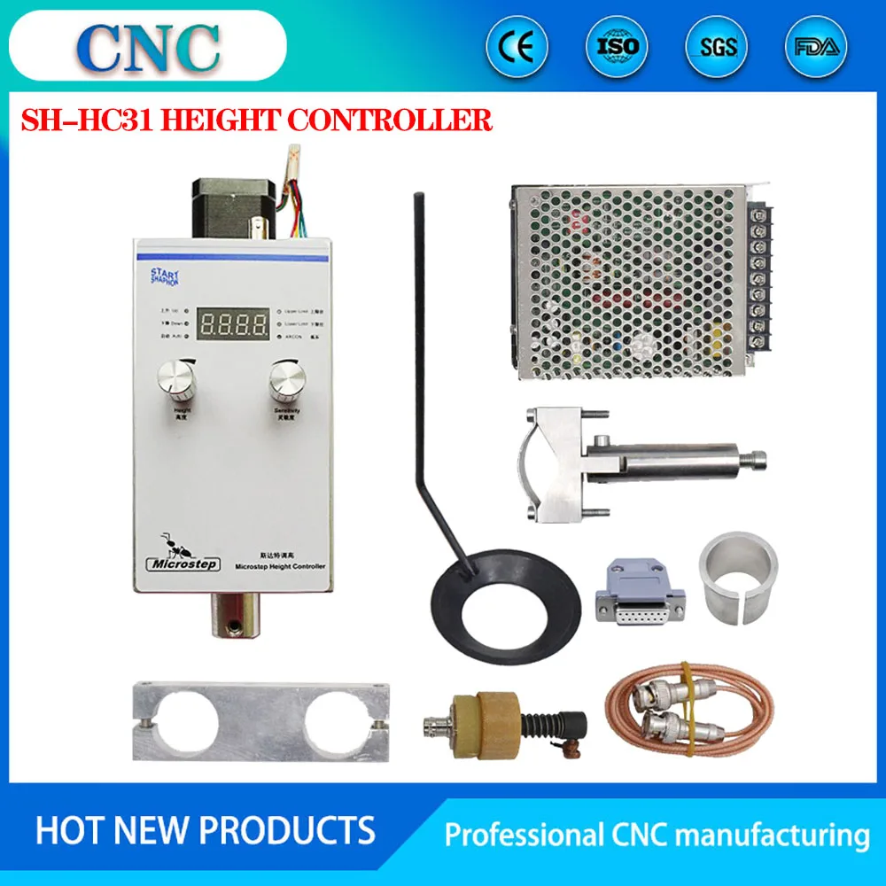 Automatic Arc and Cap Voltage 220V Input Plasma Torch Height Controller for CNC Plasma Cutter Cutting Machine THC SH-HC31