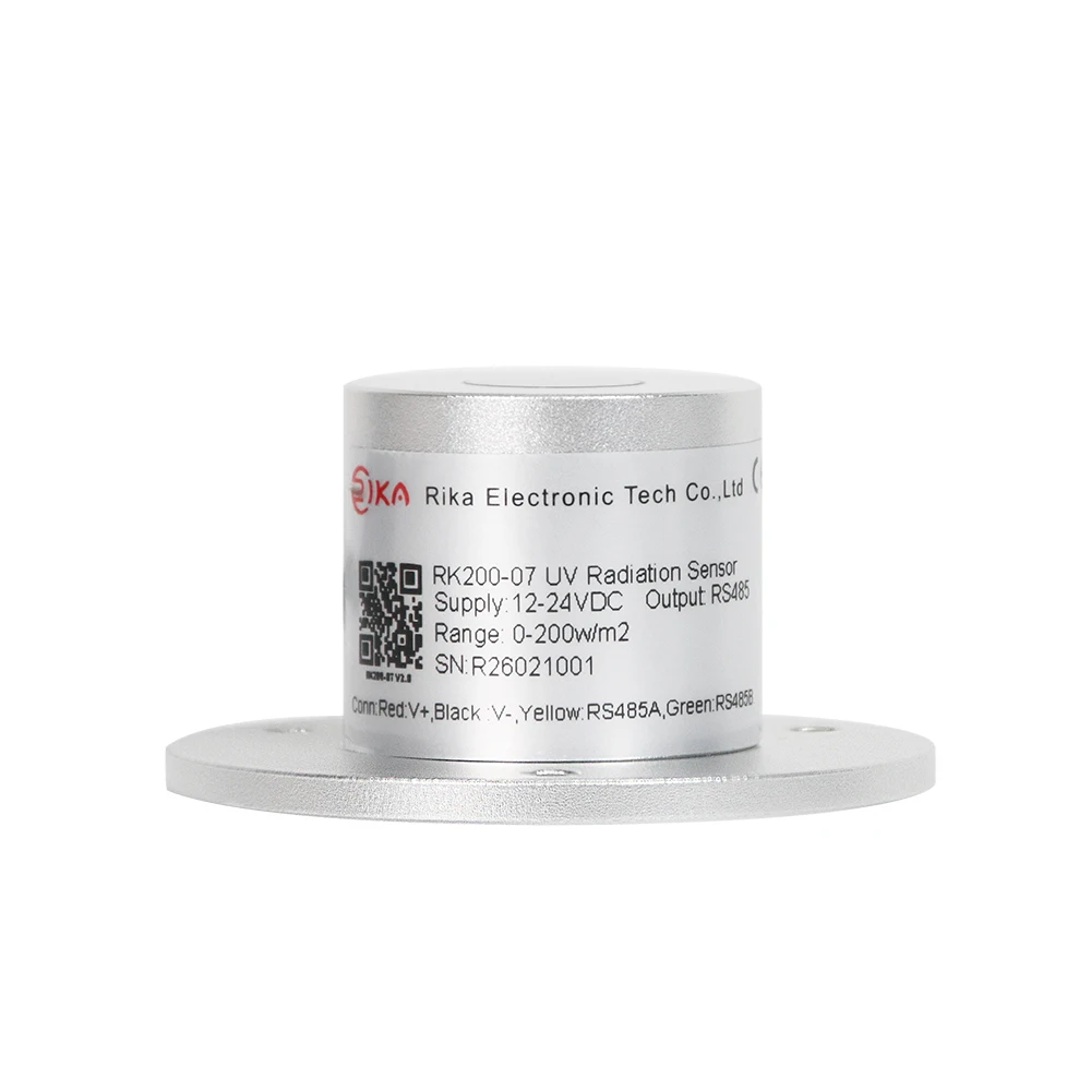 Environmental Monitoring UV Radiation Sensor 280-400nm Spectral Range IP65 Protection OEM Customizable for Air Quality Climate