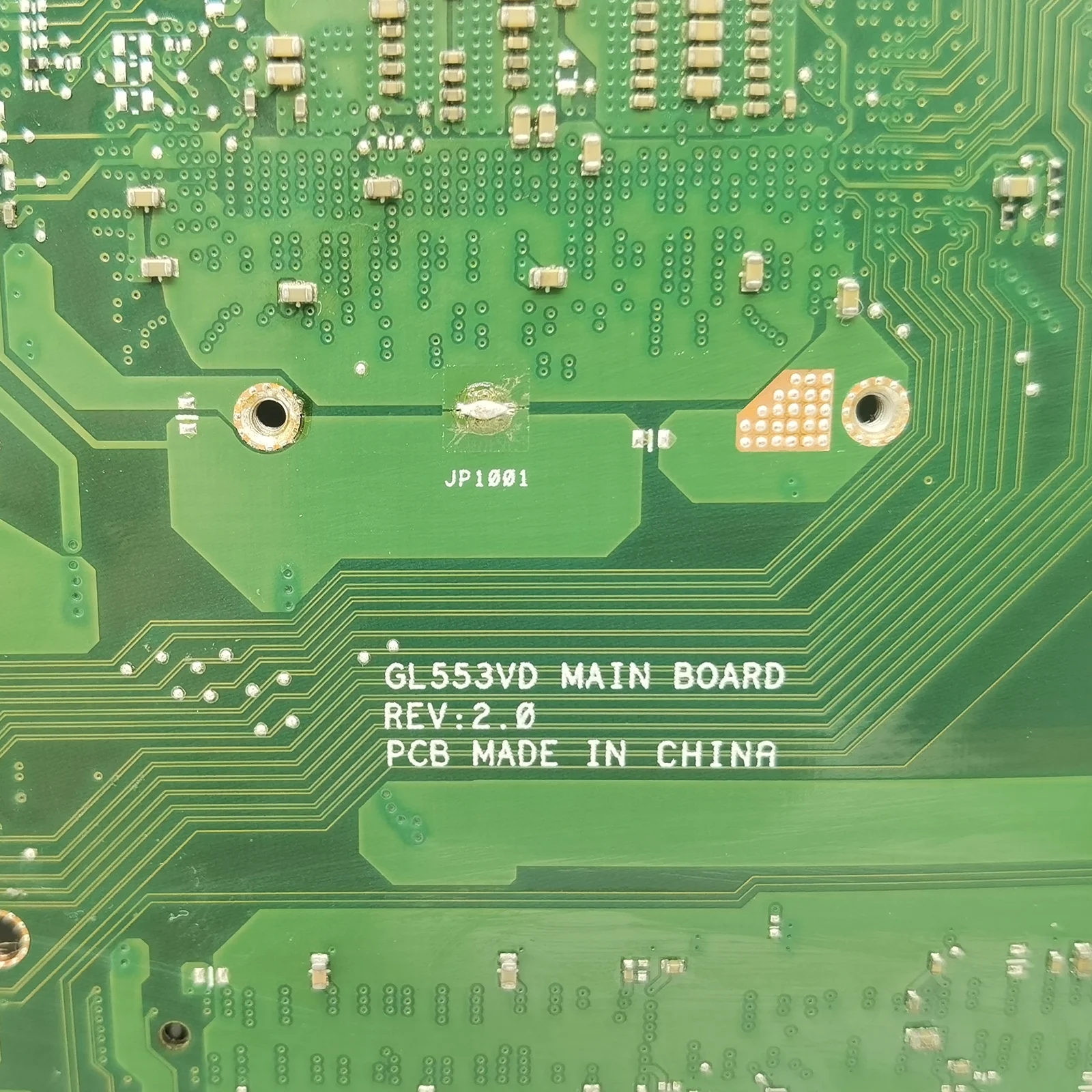 Imagem -05 - Motherboard para Asus Gl553vd Gl553vd Gl553ve Fx553v Fx553ve Fx53vd Zx53v Laptop Motherboard com Cpu Gtx1050 i5 i7 1050ti Gpu