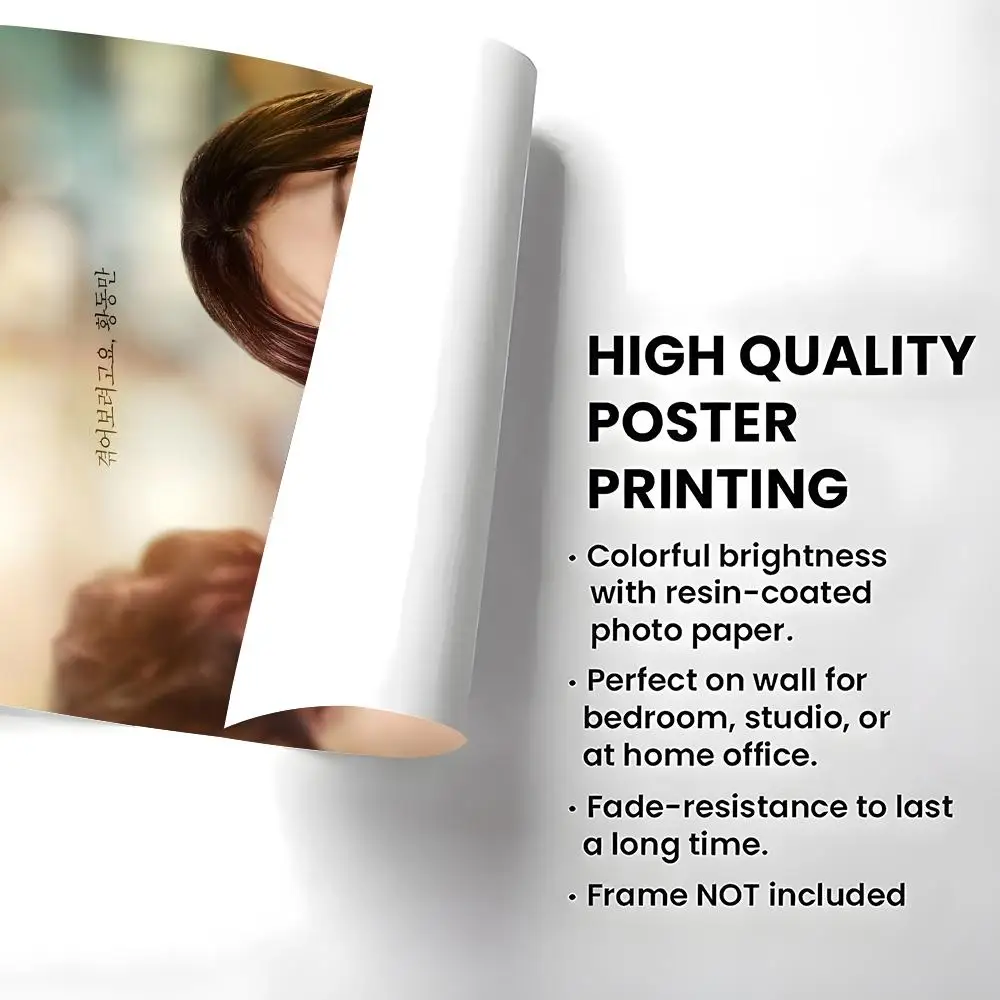 Quote We All Trying Here Poster Self-adhesive Art Waterproof Paper Sticker Coffee House Bar Room Wall Decor