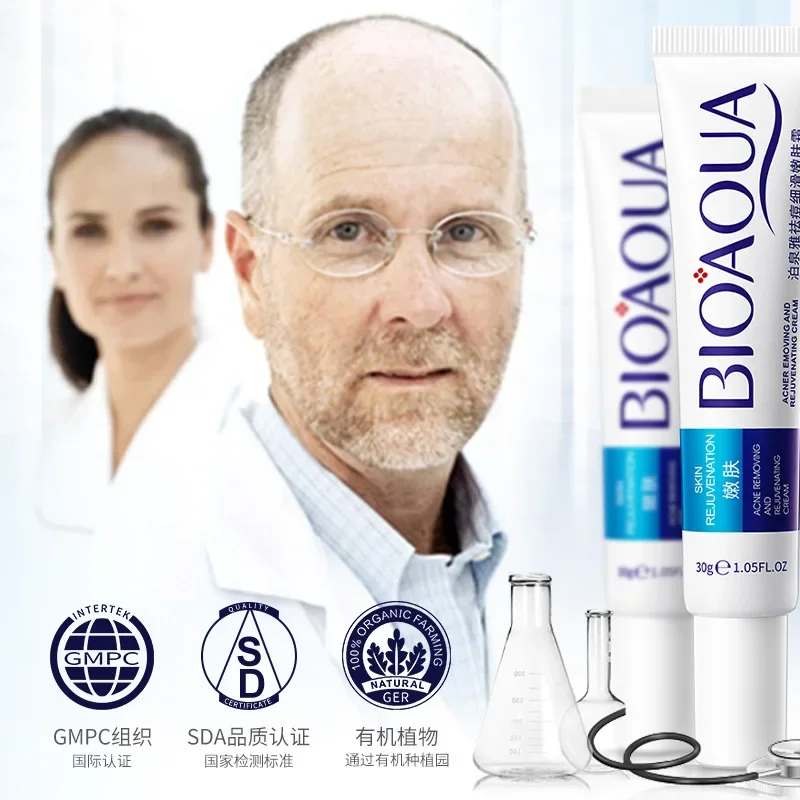BIOAQUA 30g Acne Treatment Blackhead Removal Anti Acne Cream Oil Control Shrink Pores Acne Scar Remove Face Care Whitening