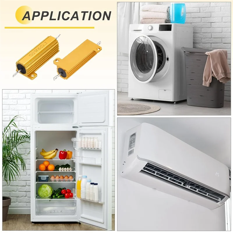 

A93Z 10 шт. 50 Вт 6 Ом алюминиевый корпус резистор с 5 % допуск алюминиевого корпуса крепление на шасси резисторы с проволочной обмоткой