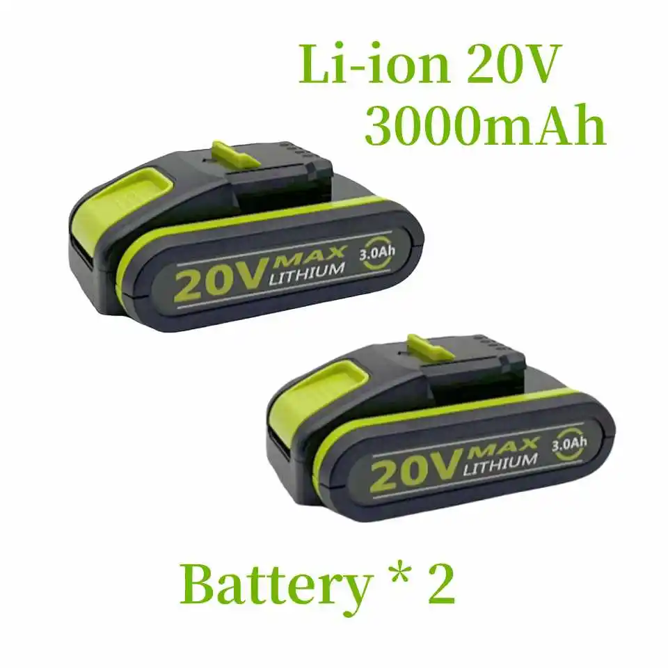 20V 3000mAh brand new electric tool rechargeable replacement Li-ion battery suitable for Worx WA3551  WX390 WX176  WX386 WX678