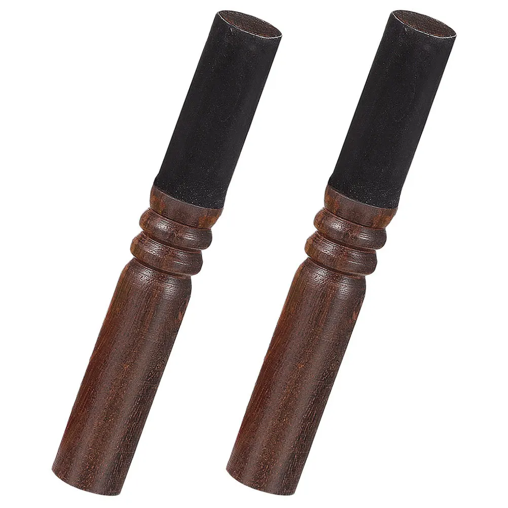 

2pcs Peach Wood Sound Bowl Mallet Wooden Craft Striker For Meditation Yoga Studio Durable Bowl Mallet Accessory Instrument Part