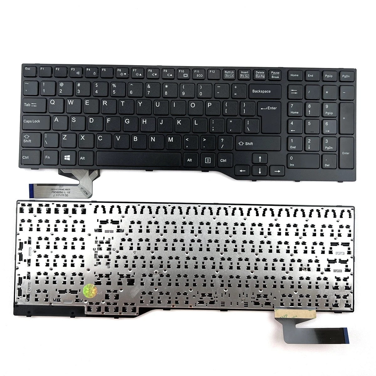 US-International Laptop Keyboard For Fujistu CELSIUS H730 H760 H770 Series With Frame US Layout