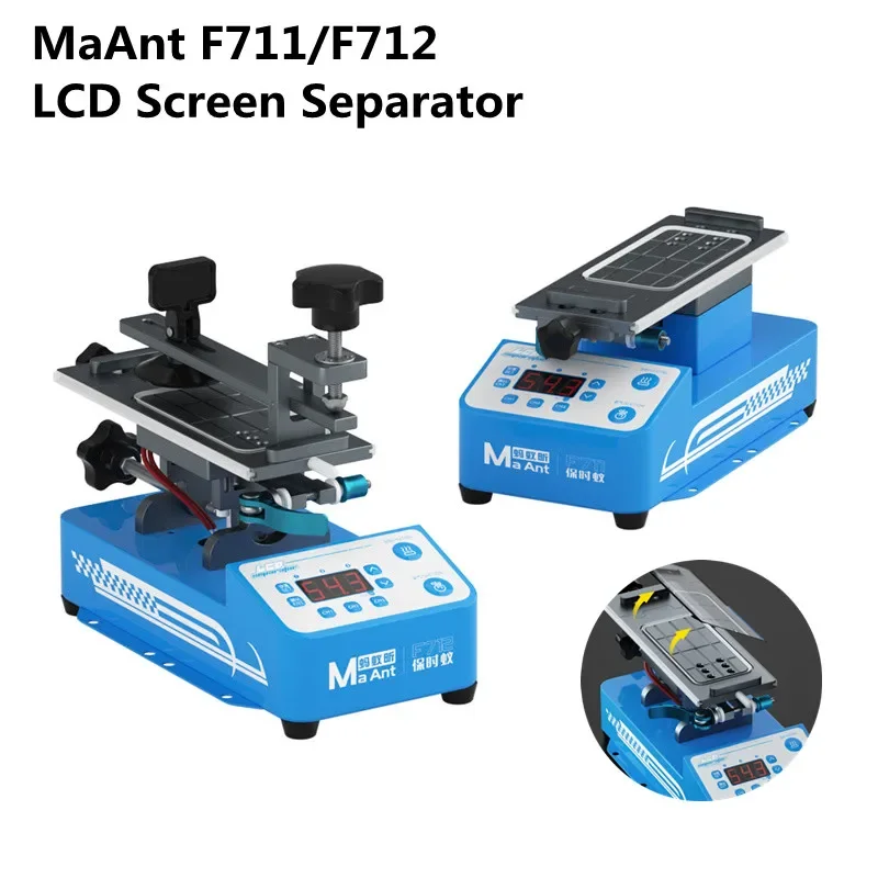 MaAnt F711 F712 Screen Frame Separator for Mobile Phone Glass Back Cover Disassembly Battery Replacement Heating Removal Machine