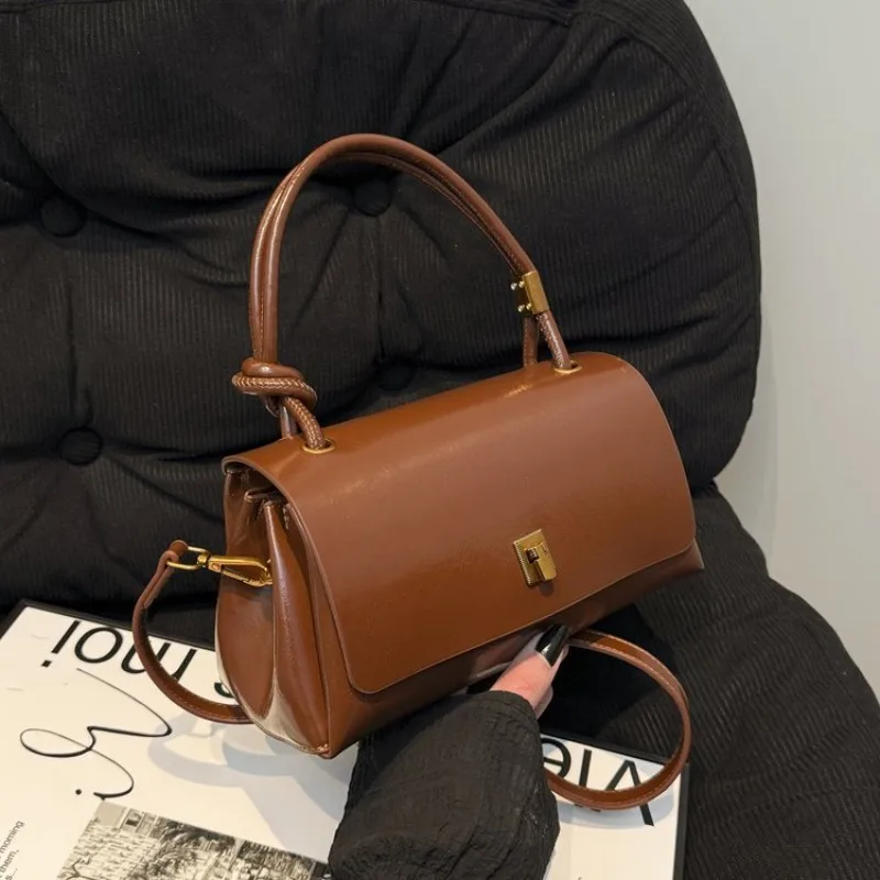 

Элитная модная женская сумка-кроссбоди из высококачественной кожи, классическая дизайнерская, в парижском стиле, повседневная, простая сумка для подгузников