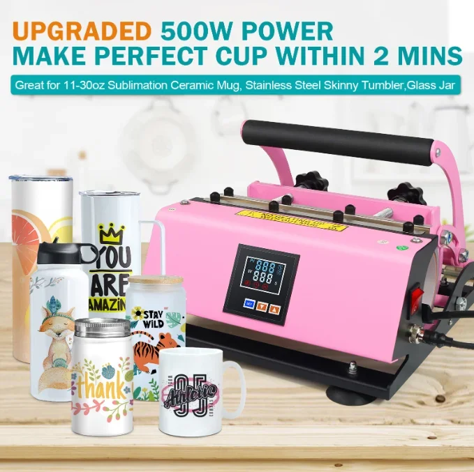 30OZ Cup Baking Machine Heat Press Hot Cup Printing Machine Water Bottle Advertising logo Pattern Printing Equipment