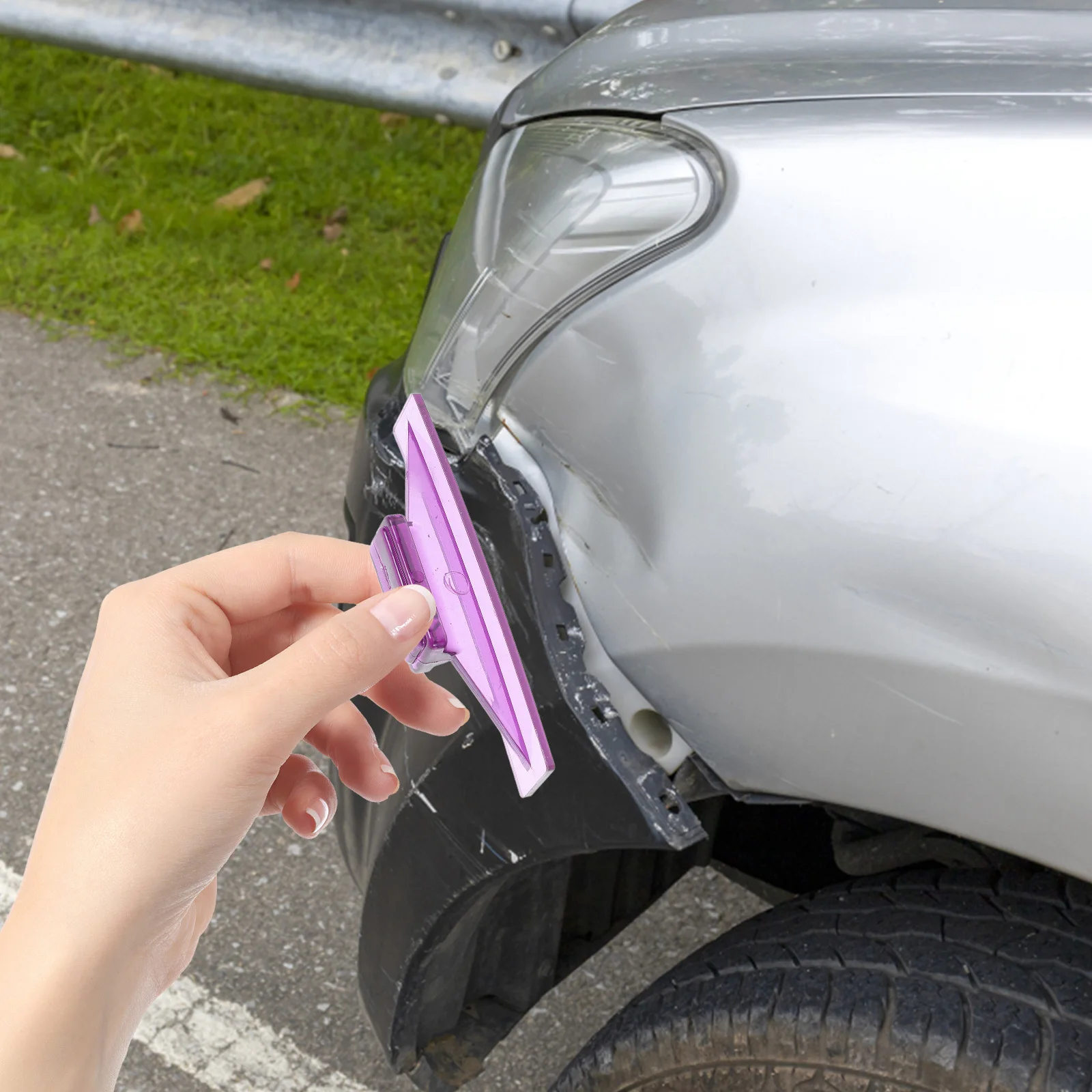 

18Pcs Vehicle Dent Puller Tabs Car Body Pulling Glue Tabs Paintless Repair Kit Auto Dent Removal Tool Hail Damage