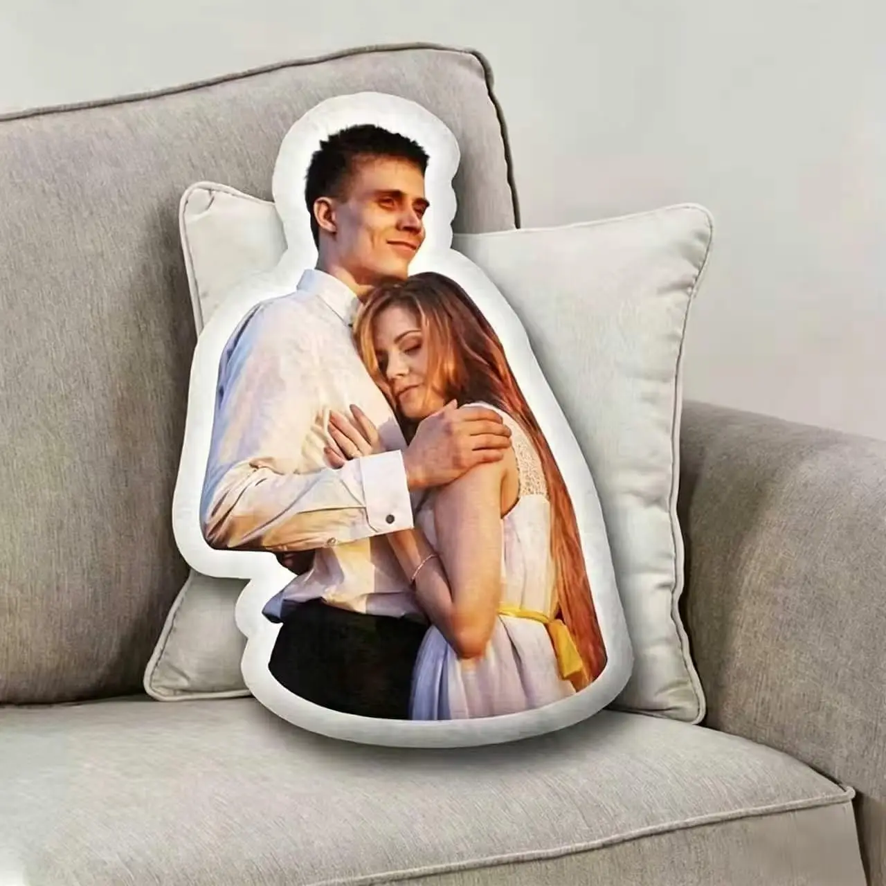Custom Photo cushion Pillow - HD Personalized Pillow - Thoughtful for Mom, Friends, Lovers on Easter, Mother’s Day, Valentine’s