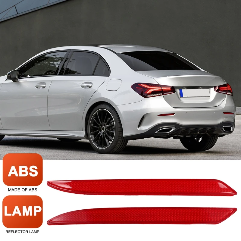 Reflective Strip Rear Bumper Reflector For Mercedes Benz A-Class W177 2020-2022 A1778203301, A1778203401