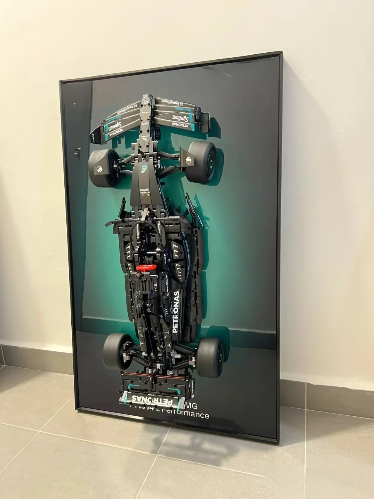 NEW Wall Mount Display for LEGO 42171 Mercedes-AMG F1 W14 E 42207 Ferrari SF-24 F1 42206 Red Bull Racing RB20 F1--Display Wall - view 4