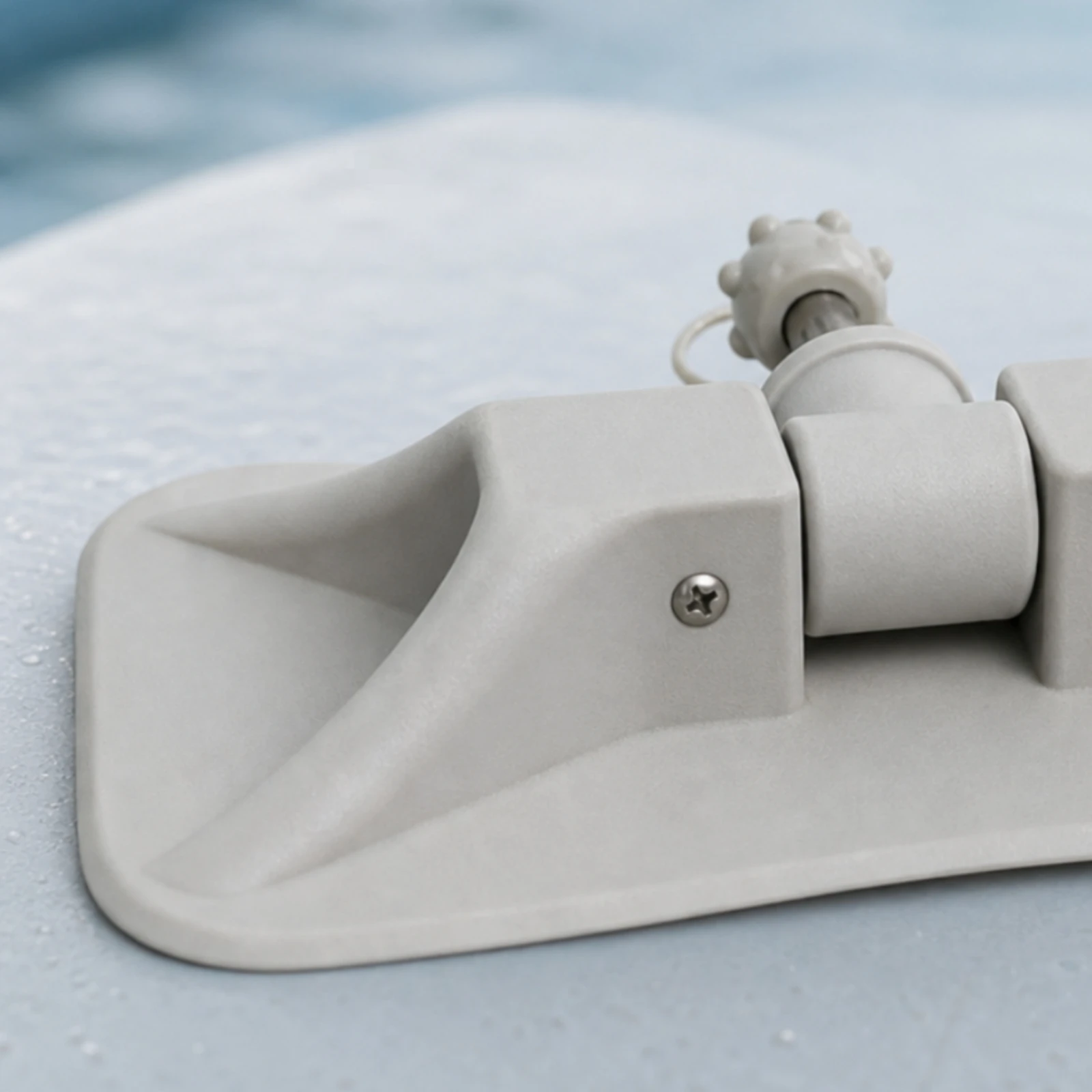 Paddle Lock with Rectangular Base Molded Kayak Paddle Lock Hardware Secure Compact for Kayakers view 4