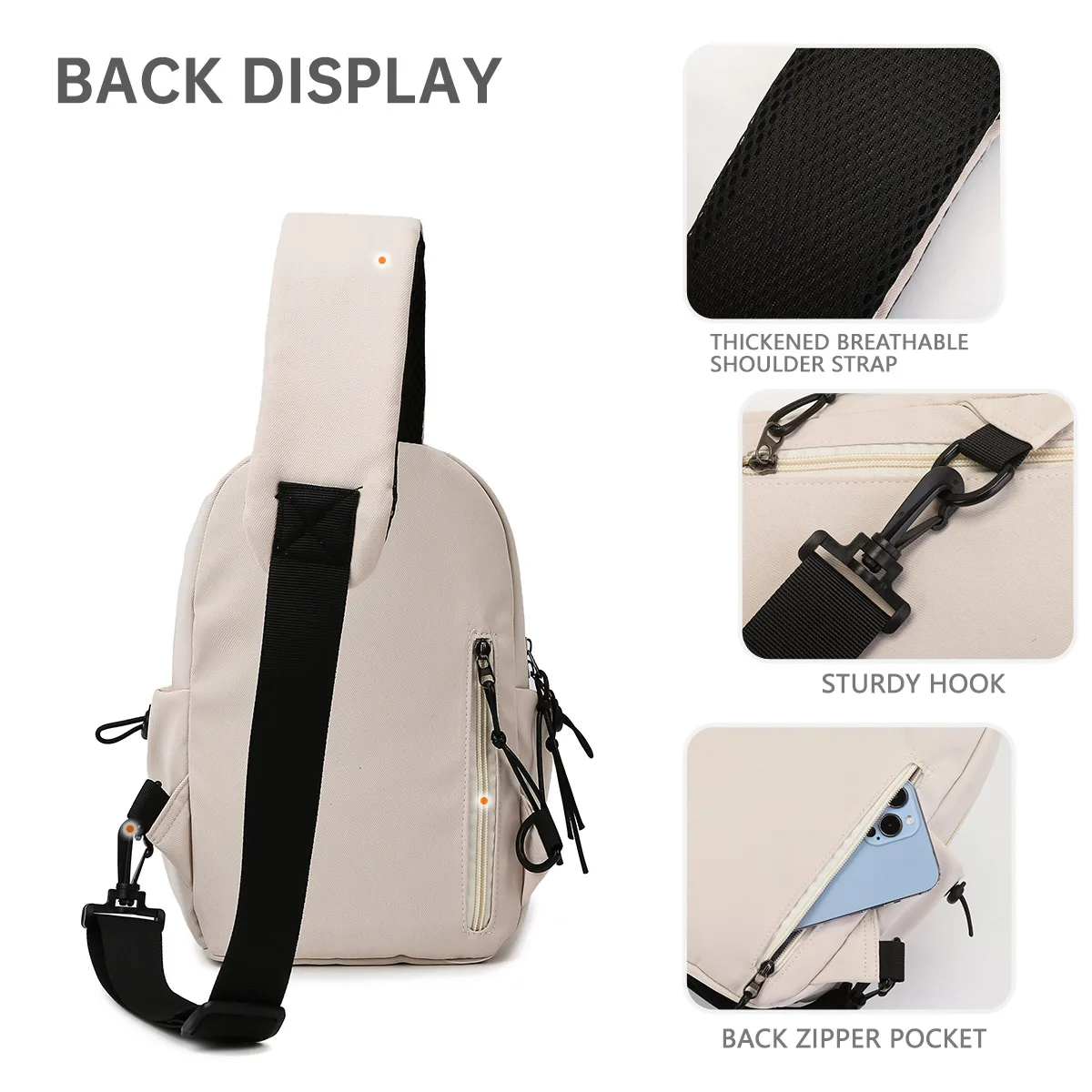Borsa Tracolla Uomo/Donna Multifunzionale - alternate angle