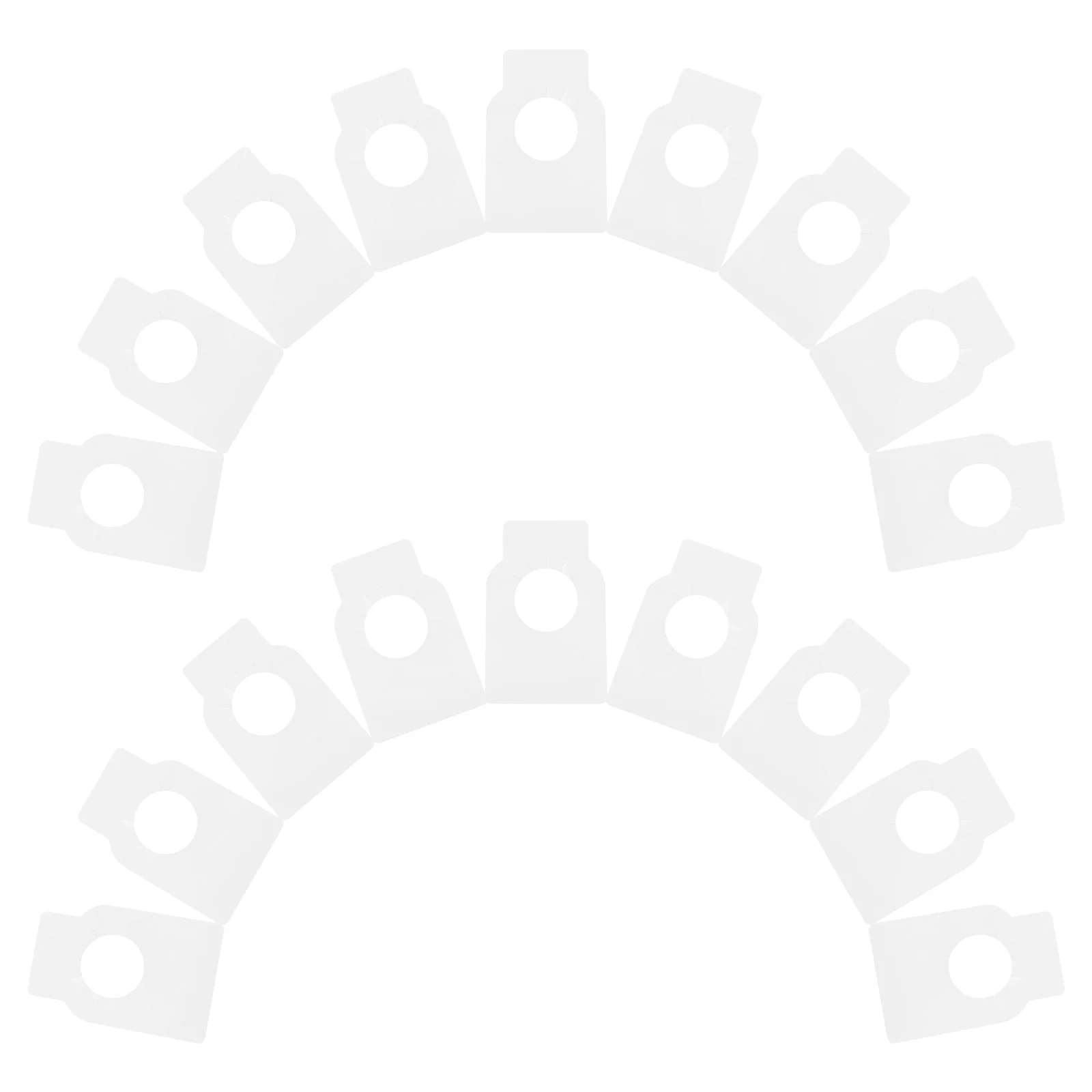 

100Pcs Blank PVC Wine Bottle Tags Double Side Reusable Labels Waterproof Hanging Tag for DIY Party Office Store Decor