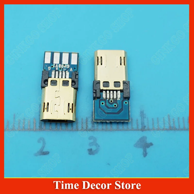 50pcs/lot Type C Micro USB Male Plug Micro USB Connector