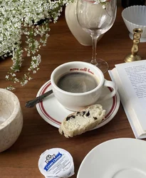 Korea Letters Coffee Cup Saucer Set Breakfast Ceramic Milk Mug Dessert Plate Afternoon Tea Cups Kitchen Tableware