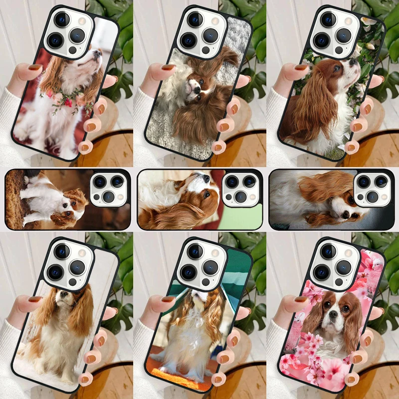 Cavalier King Charles Spaniel Phone Case For iPhone 16 15 SE2020 14 Max 6 7 8 Plus 11 12 13 Pro Max Mini Phone Cover coque