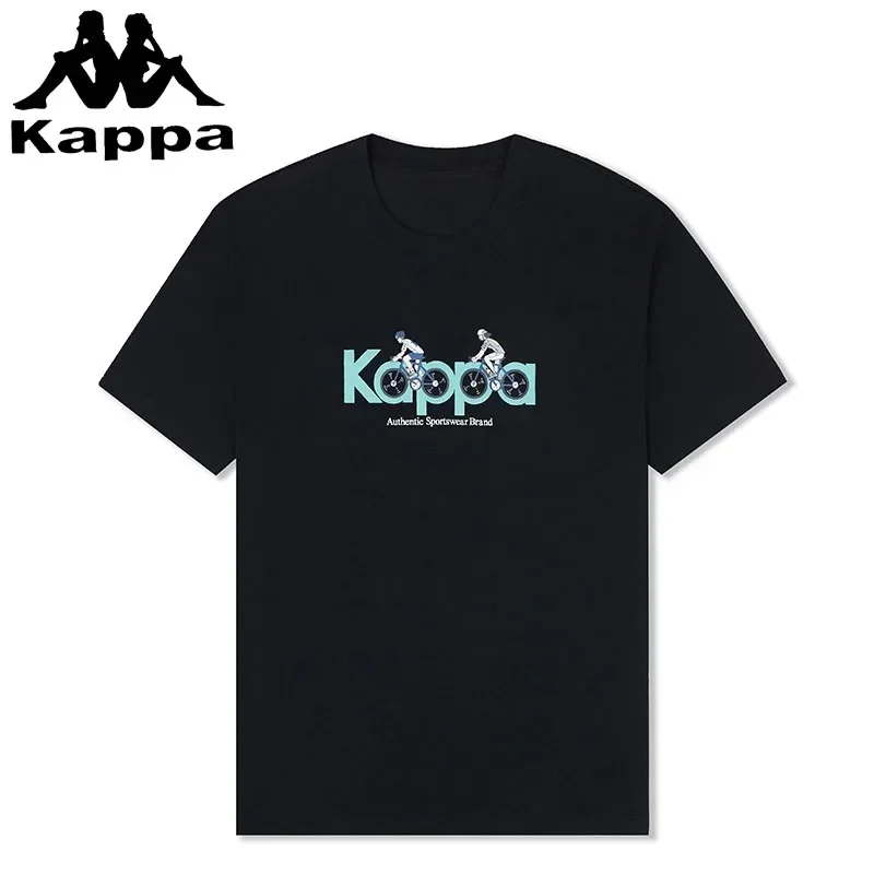 Kappa Sports T-shirt Couple Summer Clothing Half-sleeved Y2k Tops Women's Casual Running Short-sleeved Men Luxury Brand T-shirts