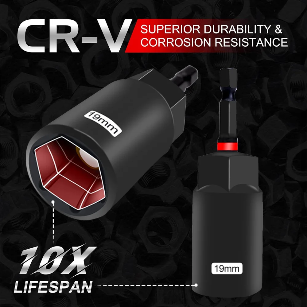 

Impact Resistant 55PCS Black Strong Magnetic Deepening Sleeve Bit Set Metric Imperial Socket Tool Kit