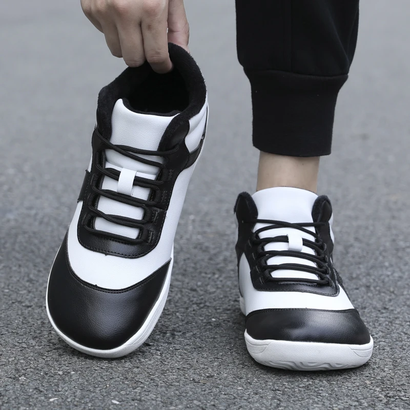 

Outdoor Casual Shoes Wide Fit Fleece Lined Cotton Boots Lightweight Comfortable Warm Footwear for Casual Outdoor Use