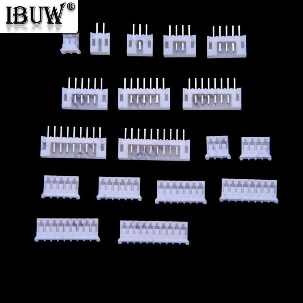 1550PCS 2P-10P JST PH 2.0mm pitch 2P 3P 4P 5P 6P 7P 8P 9P 10P housing straight pin base connector terminal block kit box 7P 8P view 5