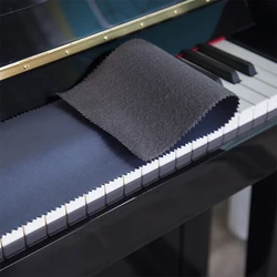 Wash-free Technical Cloth Soft Piano Keyboard Dust Cover Universal Piano Keys Cover Keyboard Cover Piano Accessories 126x18cm