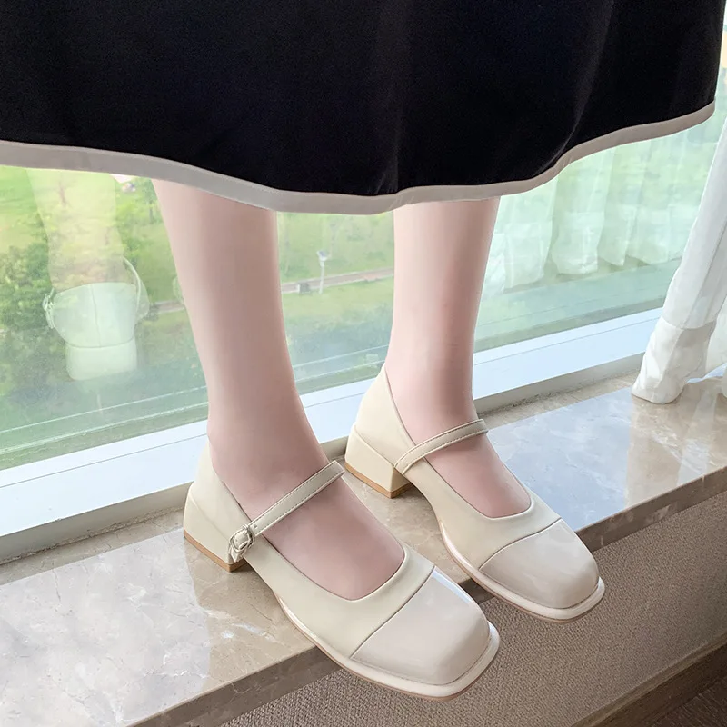 

Женские туфли-оксфорды на платформе, удобные и элегантные повседневные кроссовки с квадратным носком, обувь на плоской подошве, лето-осень 2024