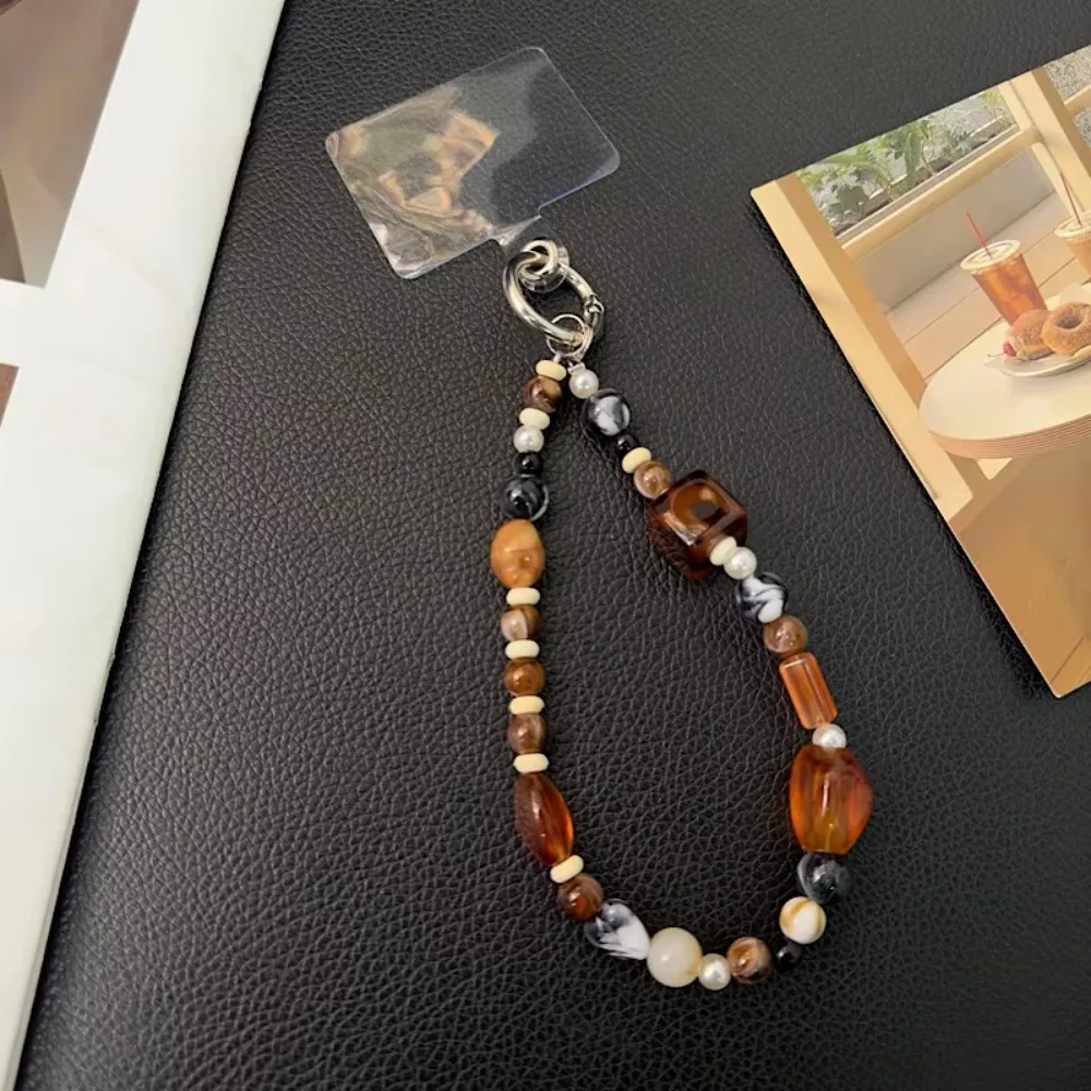 Chinese Style Retro Chinese Style Design Mobile Phone Pendant Mobile Phone Chain for Ccd Camera Chain Czech Bead String Pendant