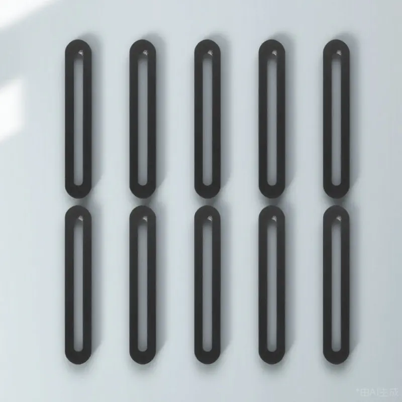 10Pcs Stainless Steel Adjustable Flat Metal Mending Plate Slot Hole Heavy Duty Bracket for Wood Furniture Shelves Reinforcement