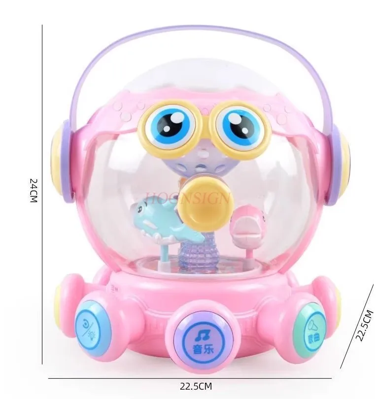 Juguete para niños, tambor de palmas de mano, educación temprana, poliedro, rompecabezas multifuncional, regalo para bebé, tambor de palmas de pulpo