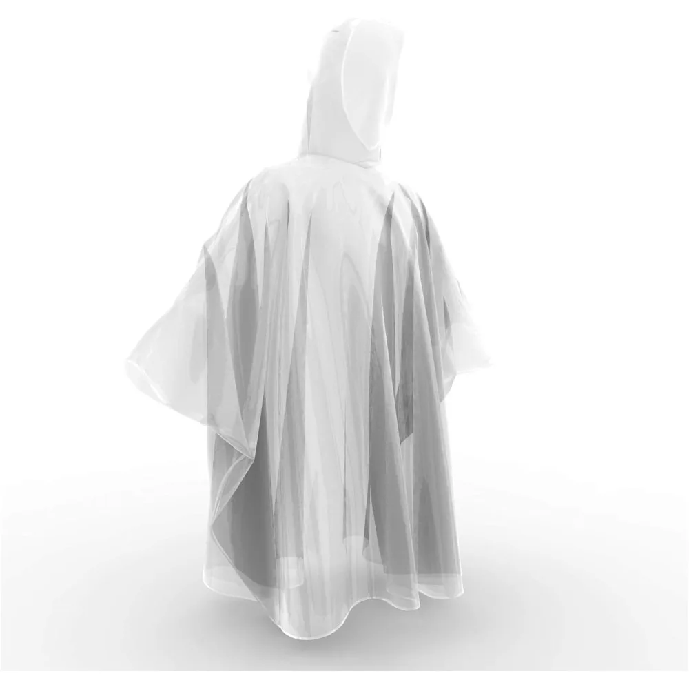 معطف مطر Hagon PRO للاستعمال مرة واحدة للأطفال مع غطاء للرأس (5 عبوات) - معطف مطر خفيف الوزن مقاوم للماء للأطفال الصغار والعباءات في حالات الطوارئ #4