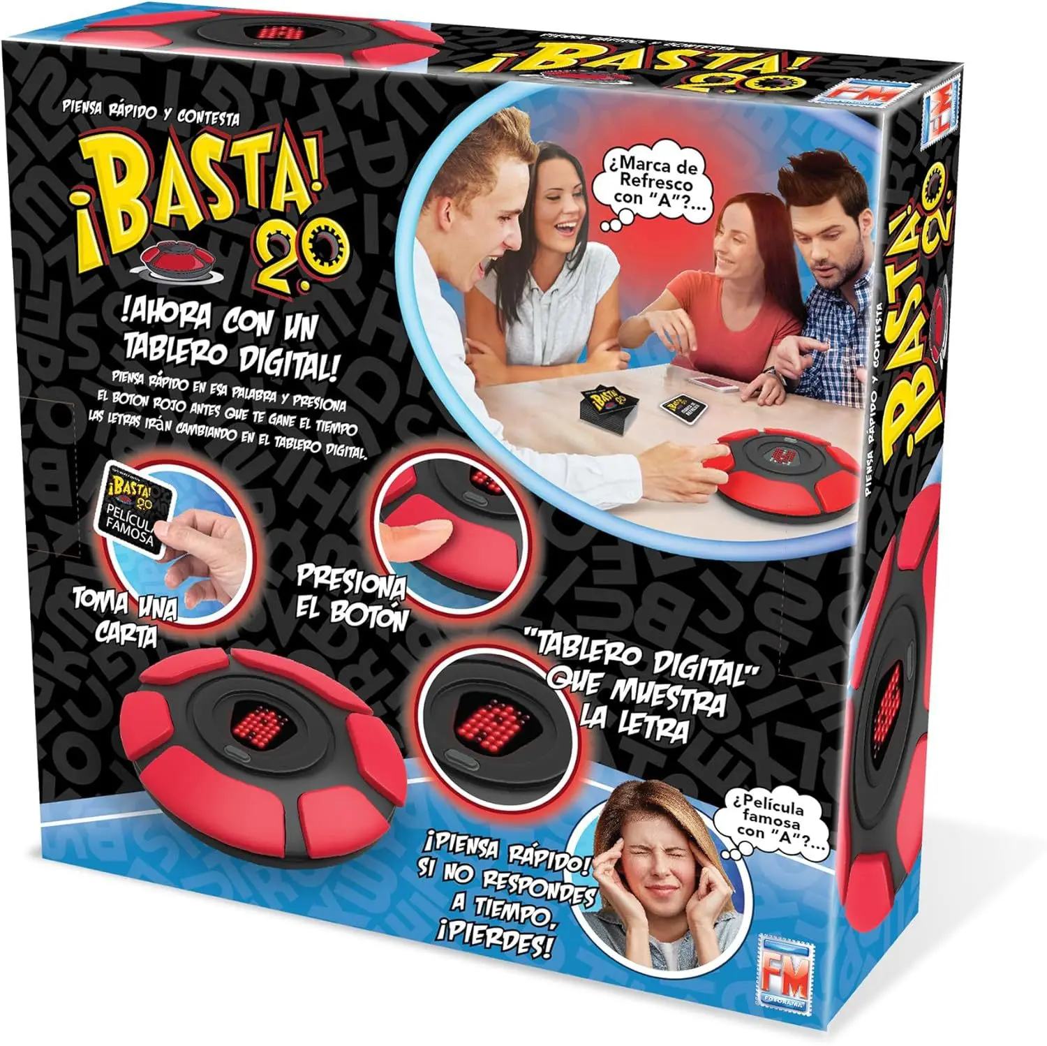 Basta Spanish Word Game Think Tapple Board Game Fast-paced Family Gathering Basta 2.0 Tapple Toy Lengua española Juegos De Mesas