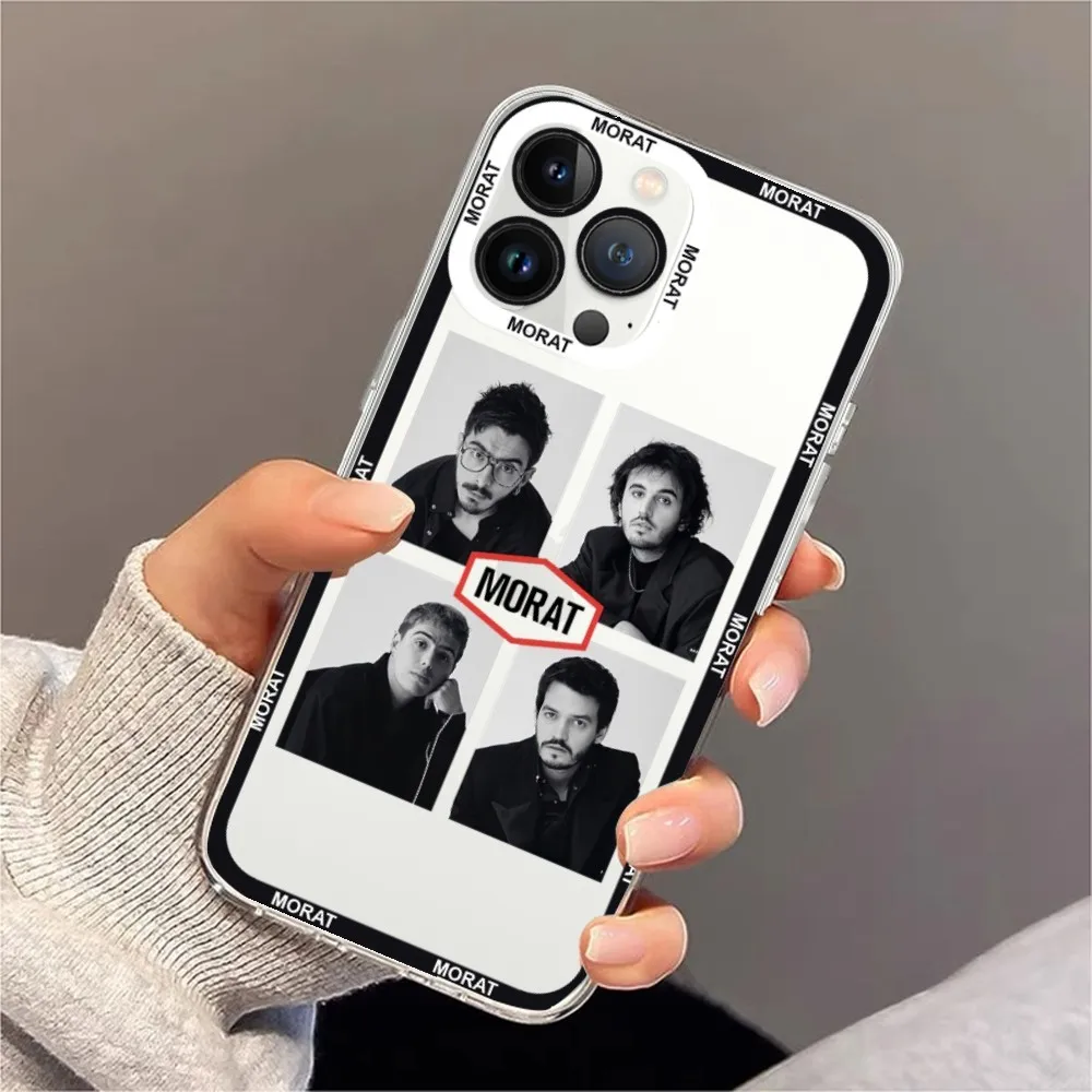 Morat Band Phone Case For iPhone 11 12 Mini 13 14 15 Pro Max Transparent Shell