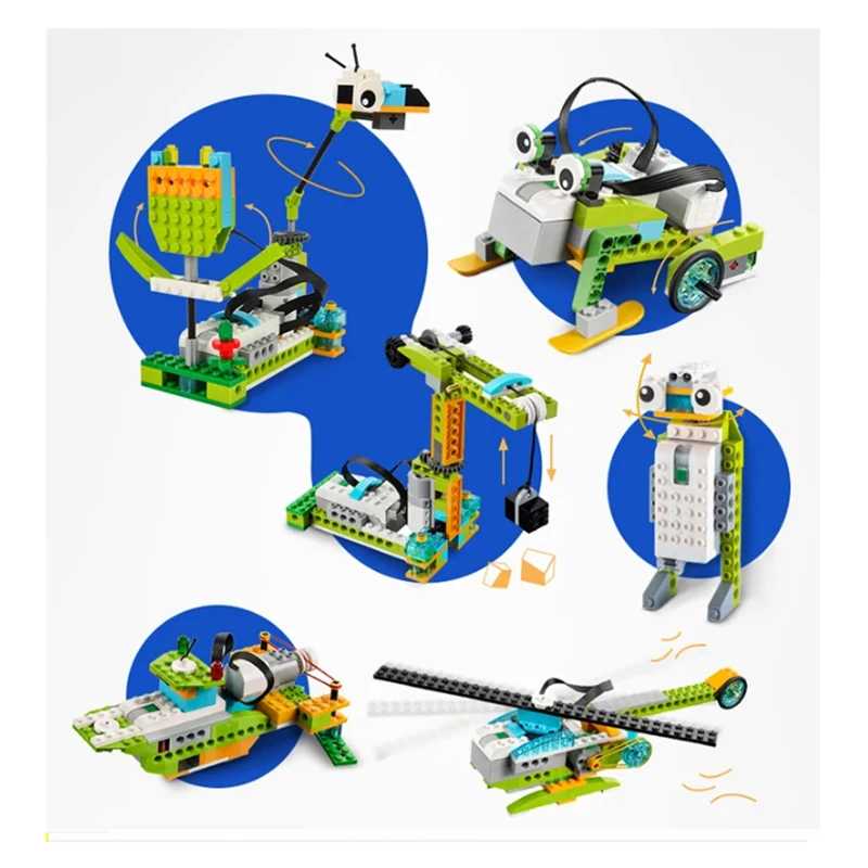 NEW WeDo 3.0 Robotics Construction STEAM Set for Scratch 3.0 Wedo 2.0 Core Set Building Blocks Technical Bricks Educational Toys