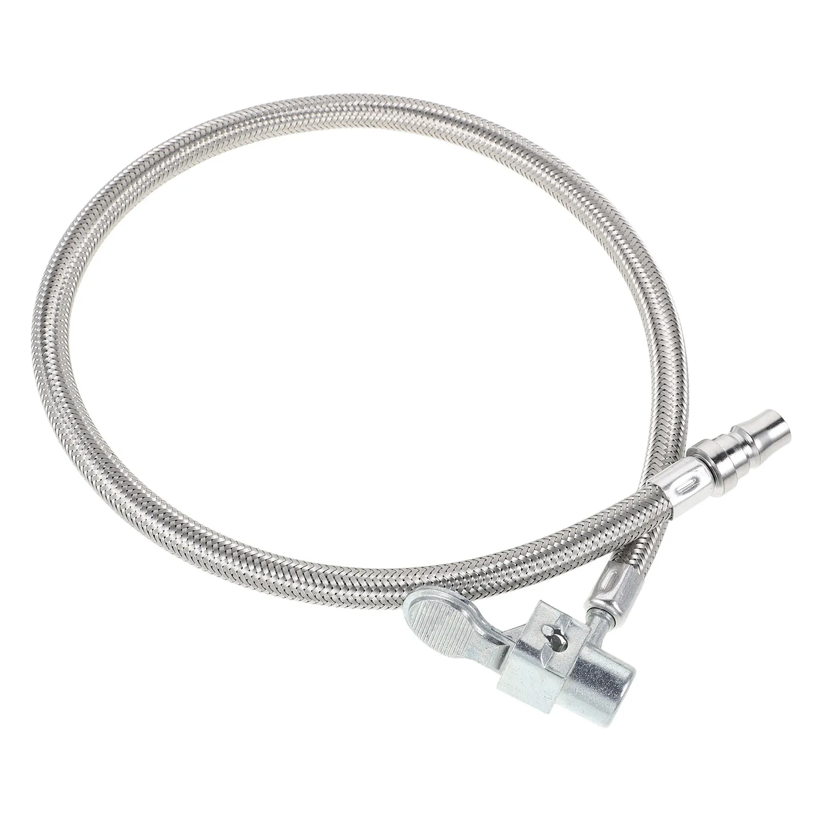 Tire Air Pump Hose Stainless Steel Extension Rapid Inflation Nozzle Outdoor Bicycle Car Motorcycle Valve Inflator Adapter