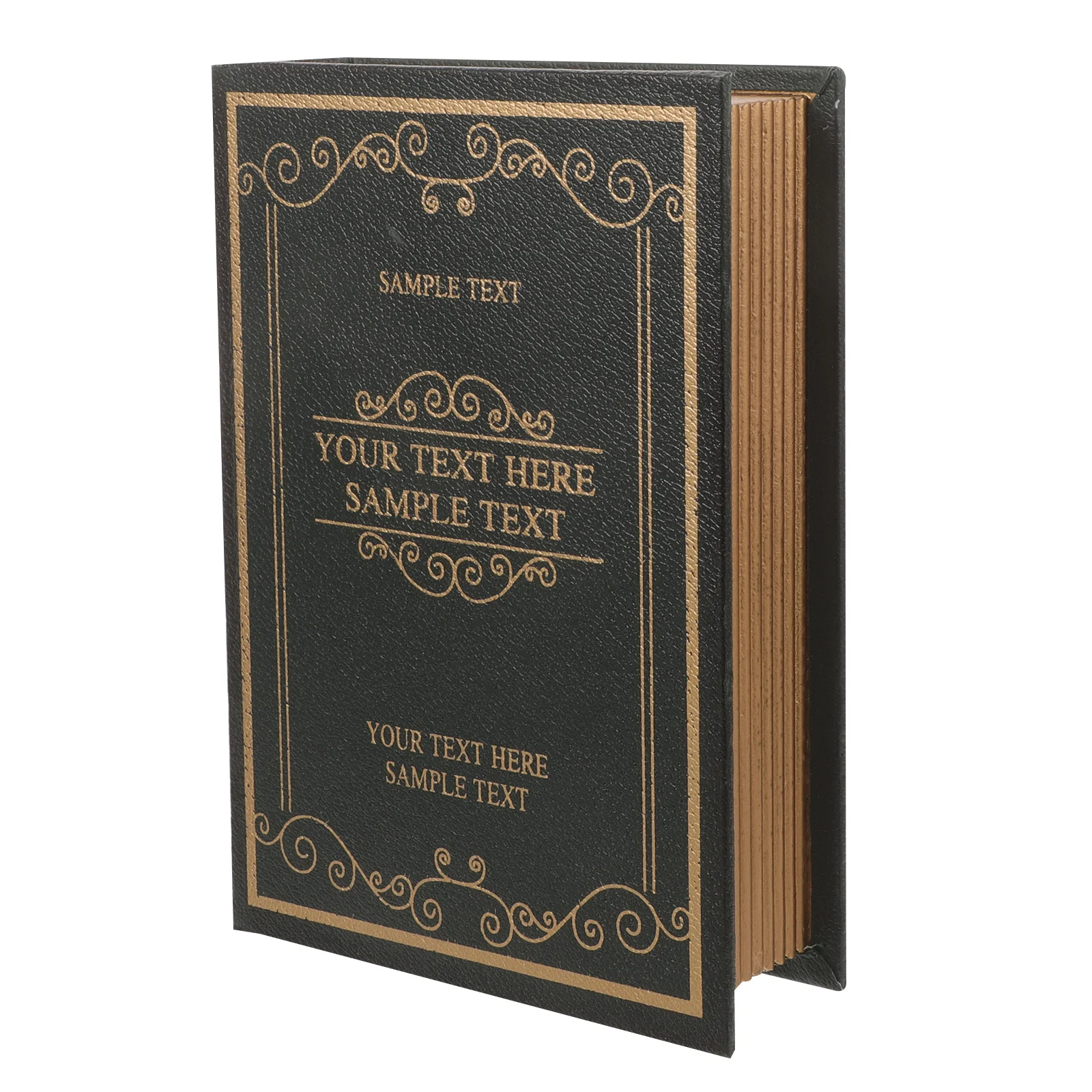 

Декоративный органайзер в виде книги в винтажном стиле для хранения мелочей на полке дома или офиса, держатель для шнуров в форме книги