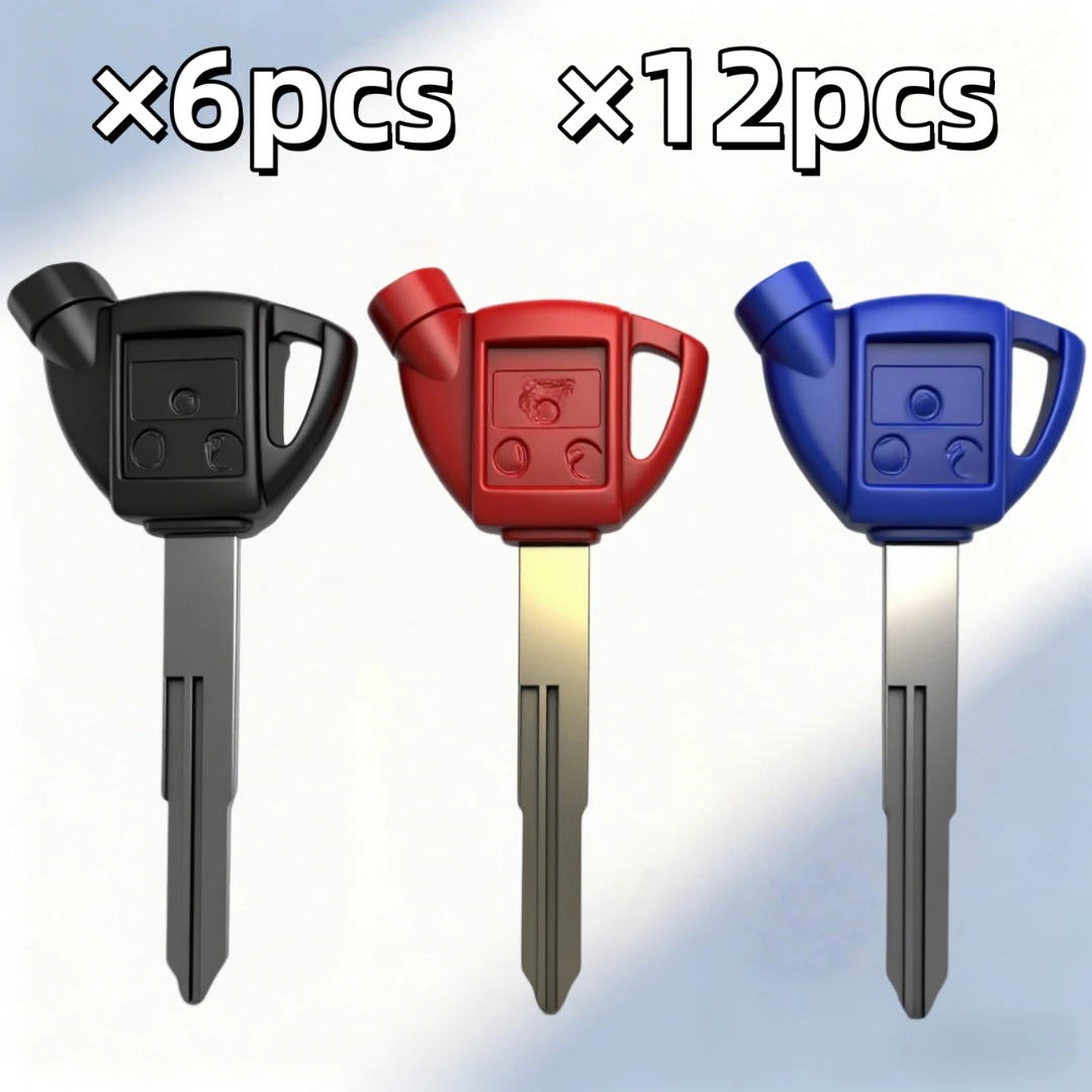 

6pc 12pc For Suzuki magnet anti-theft lock An200 An250 An400 AN650 Burgman An125 Motorcycle Keys Motorcycle Detachable chip key