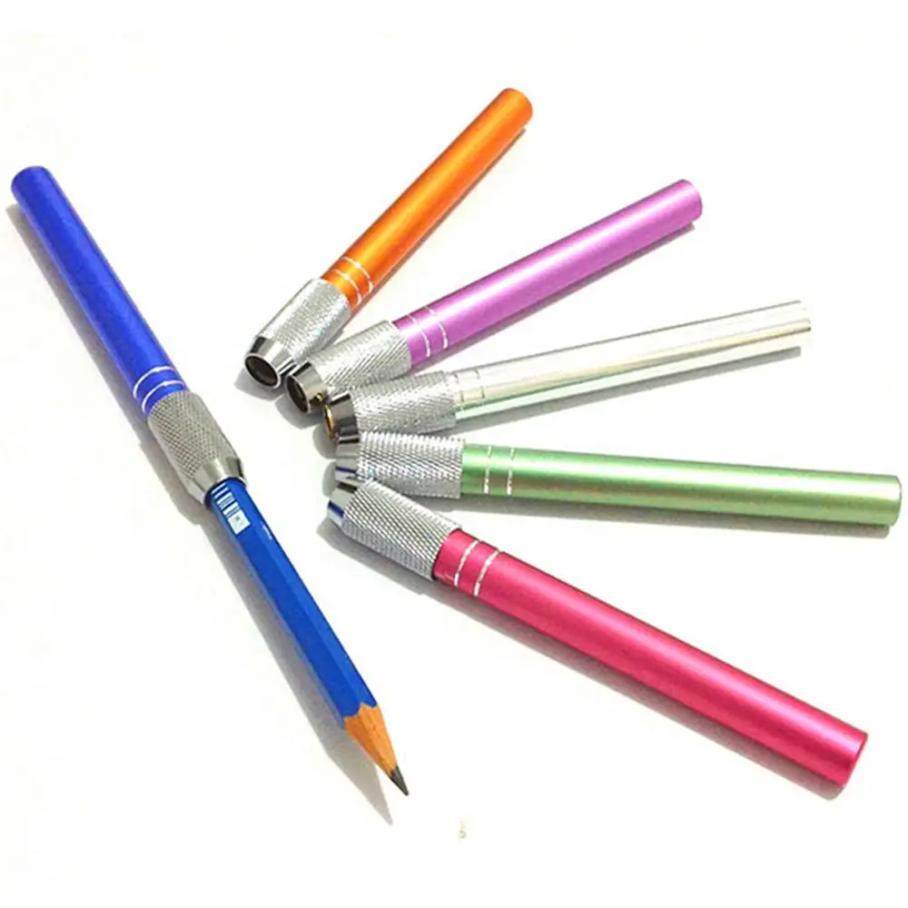 

Aluminium School Holder Drawing Supplies Pencil Extender Art Writing Tool Stationery