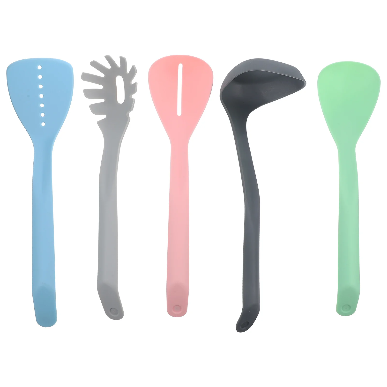 

1Set Nylon Cooking Utensil Kit Food Grade Slotted Turner Soup Ladle Kitchen Spatula Cooking Tool Nylon Kitchenware