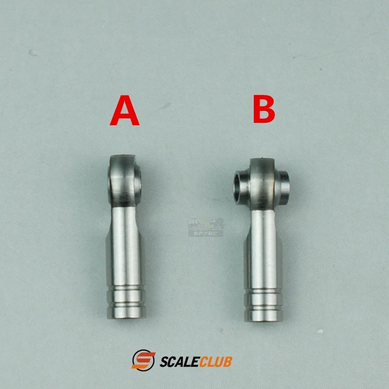 Scaleclub Model 3mm Stainless Steel Fish Eye Head Ball Lever Bearing For Tamiya  Scania 770S MAN Benz Volvo RC Trailer Tipper