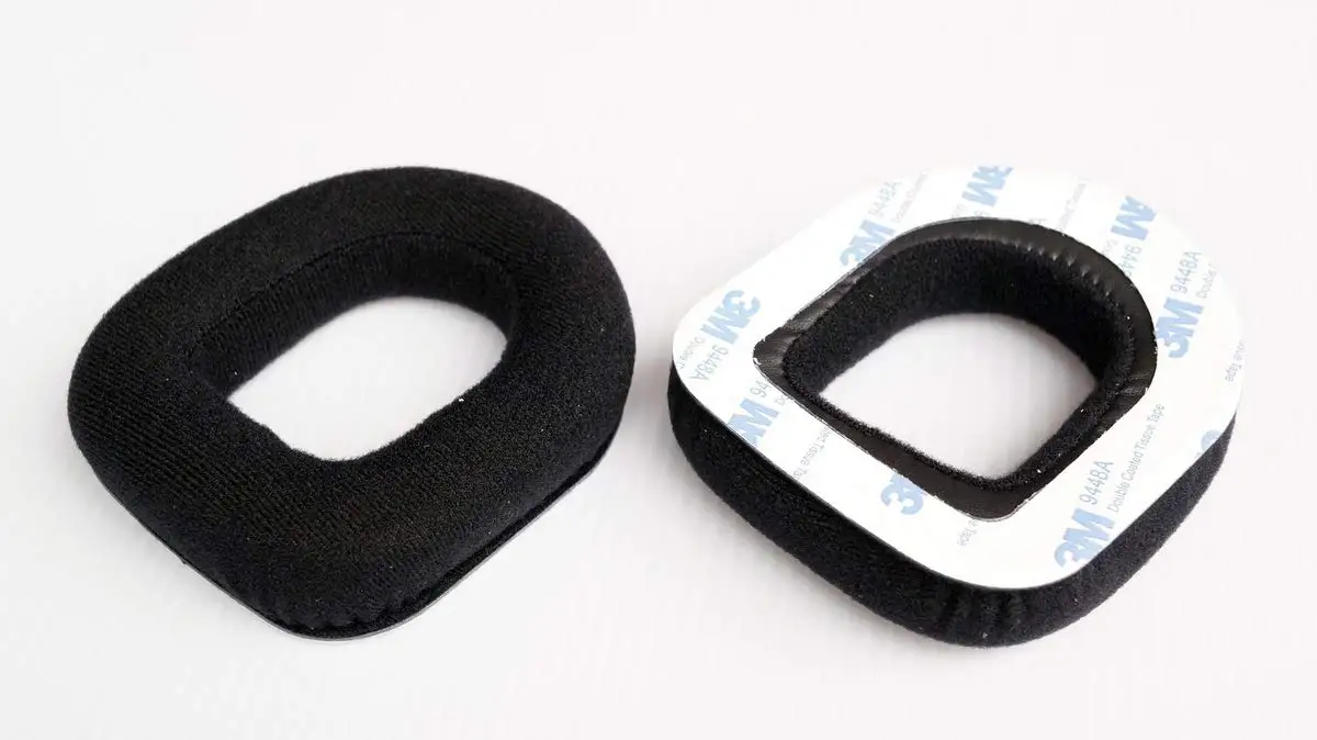 Funda de espuma de franela de cojín de repuesto, piezas de reparación compatibles con auriculares para juegos Astro A10 (almohadillas para los oídos 1 par)