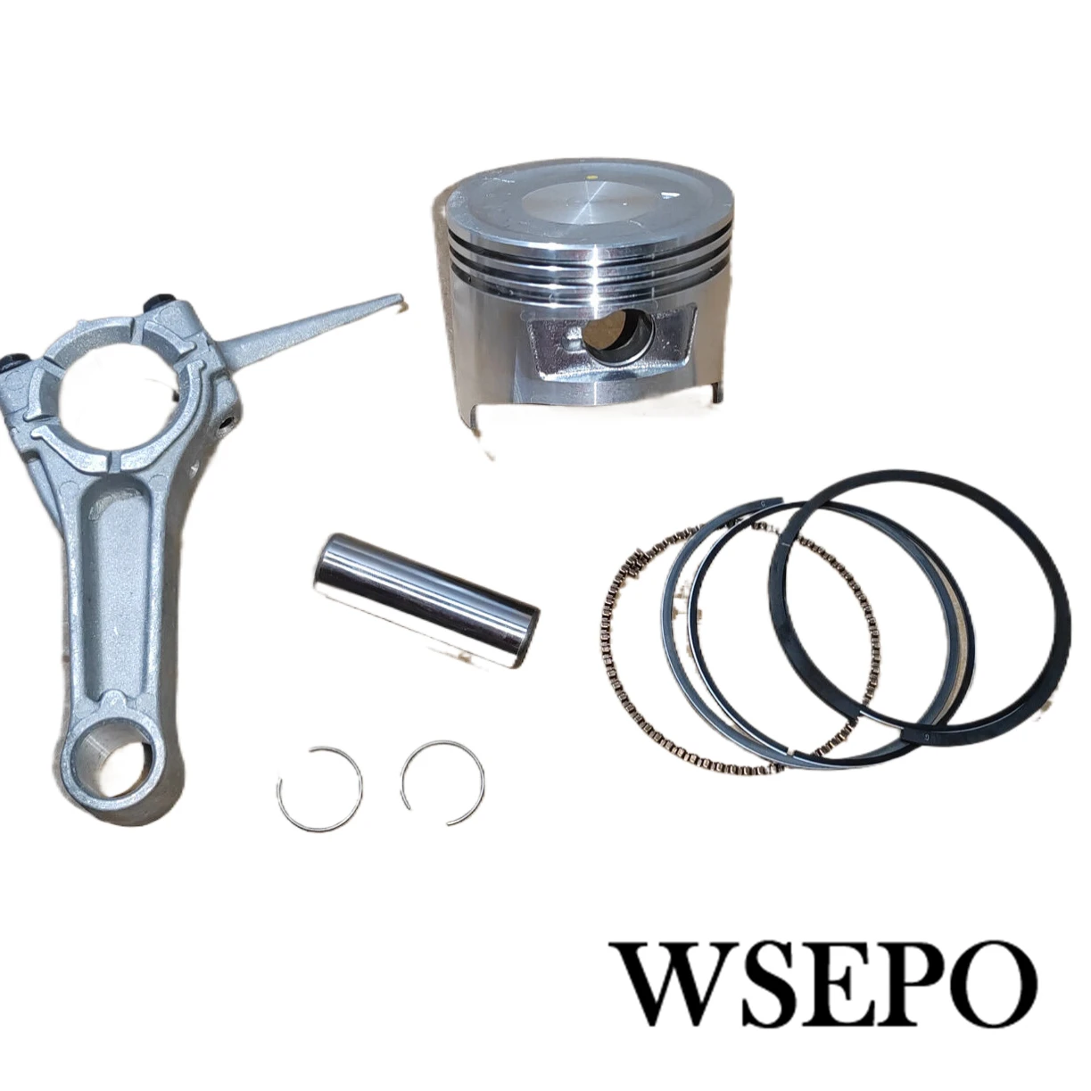 CQ Quality! Piston+Connecting Rod Kit (70mm Bore)for 170F 212cc(208cc) 7HP 7.5HP Air Cool Gas Engine,2.5~2.8KW Gen Parts