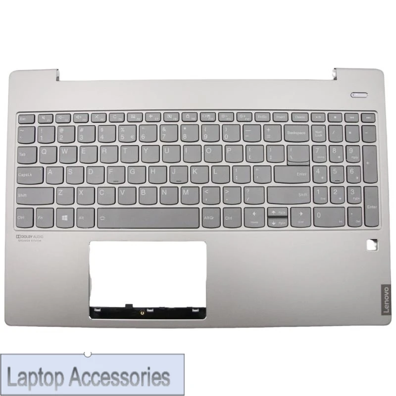 

US English Mineral Gray Keyboard Upper Case Palmrest Shell Cover For Lenovo Ideapad S540 15 15IWL 15IML 5CB0U42539